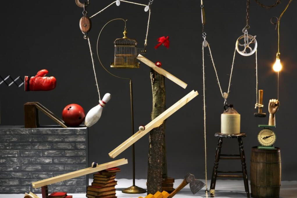 Machine de Rube Goldberg réelle