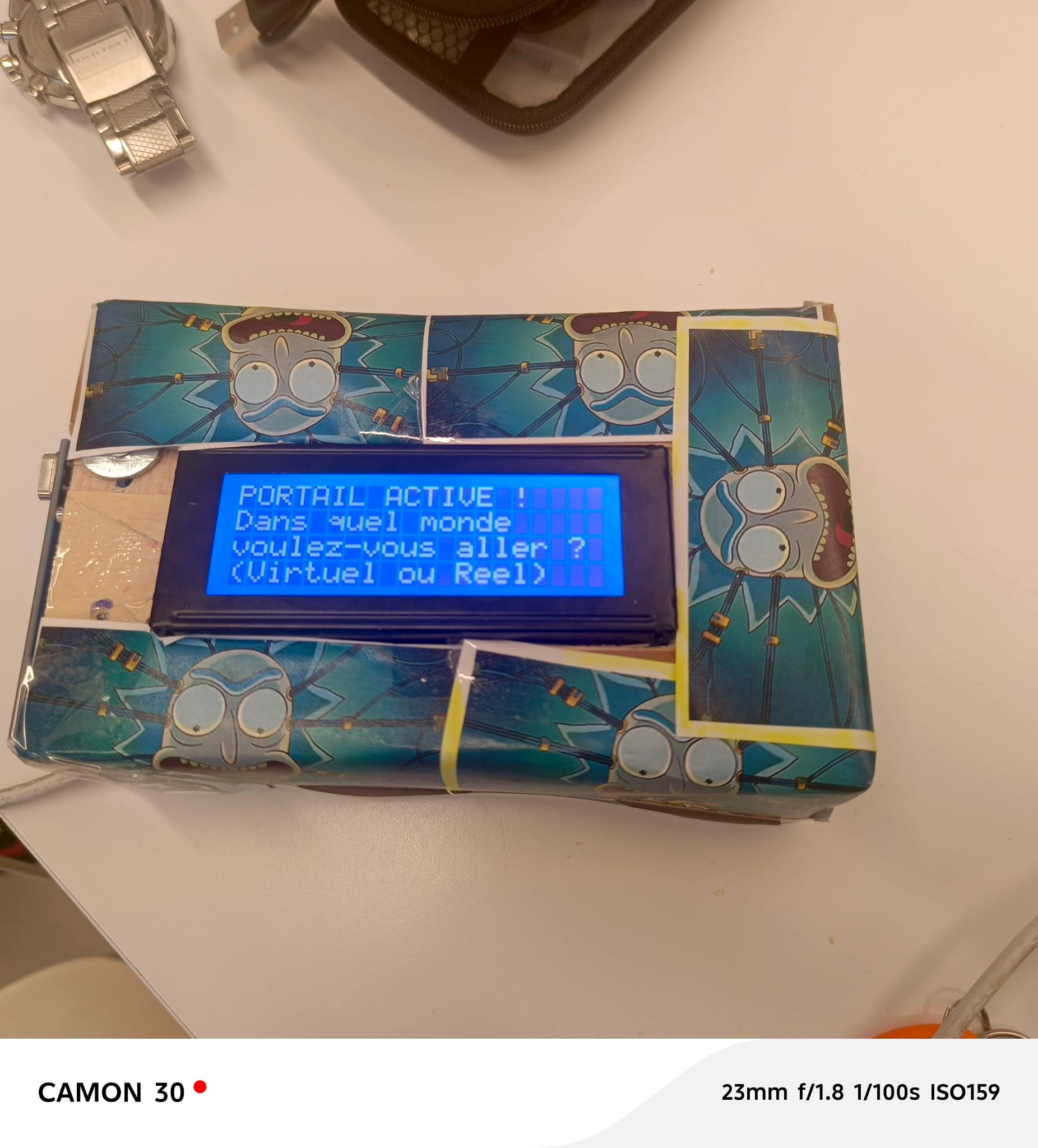 Prototype physique du portail RickLab
